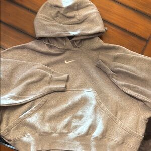 Nike Light Gray Pullover Hoodie